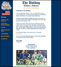 The Bulldog Restaurant - Jeff Weiss Marketing and Web Site Design