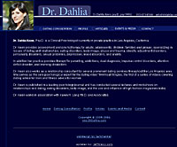 Dr. Dahlia - Jeff Weiss Marketing and Web Site Design