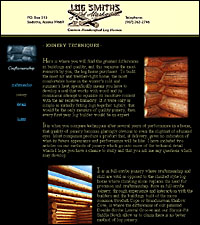Log Smiths of Alaska - Jeff Weiss Marketing and Web Site Design